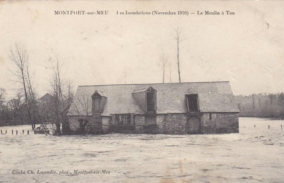 Moulin a tan inonde 1910